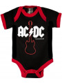 AC DC Strampler body baby rock metal Gibson