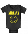 Nirvana Coole body baby rock metal Smiley - Coole babyklamotten