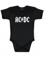 ACDC body baby rock metal White Logo Metal-Baby
