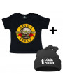 Guns n' Roses Baby T-shirt & Loud & Proud Mützchen