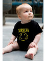 Nirvana baby romper Smiley photoshoot
