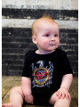 Slayer Silver baby romper Eagle baby metal photoshoot