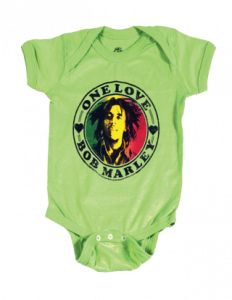 Bob Marley body baby rock metal One Love Lime