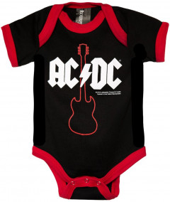 AC DC Strampler body baby rock metal Gibson
