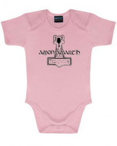 Amon Amarth body baby rock metal Logo Pink Metal-Baby