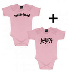 Motörhead body baby rock metal & Slayer Body Pink