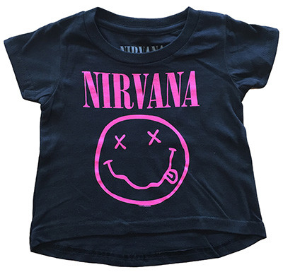 Nirvana Baby T-Shirt Smiley Pink