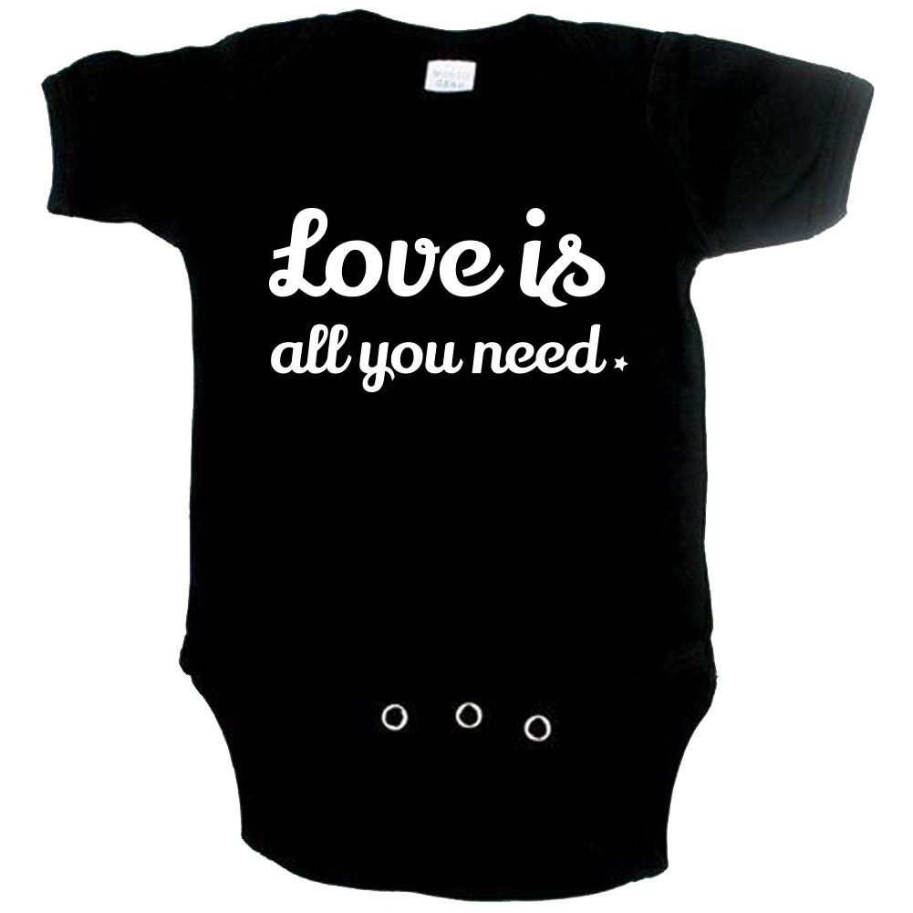 Cute Baby Strampler love is all you need
