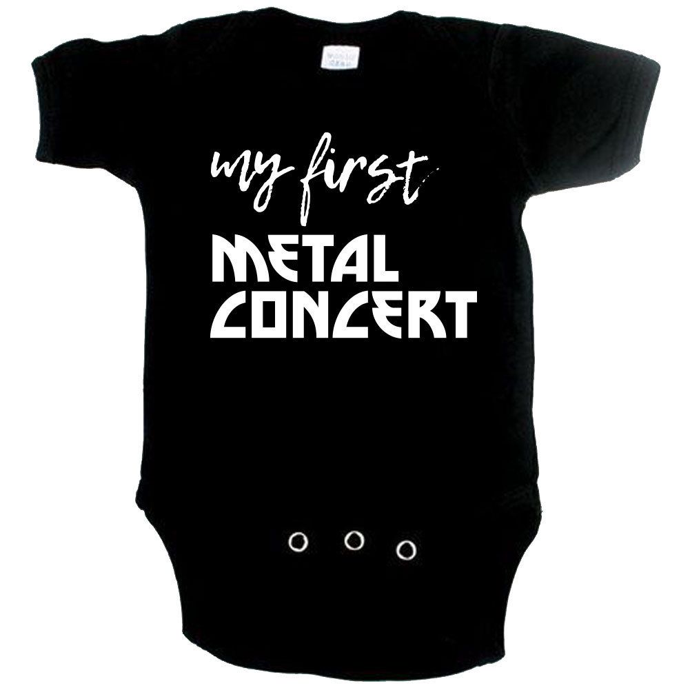 Metal Baby Strampler my first Metal concert
