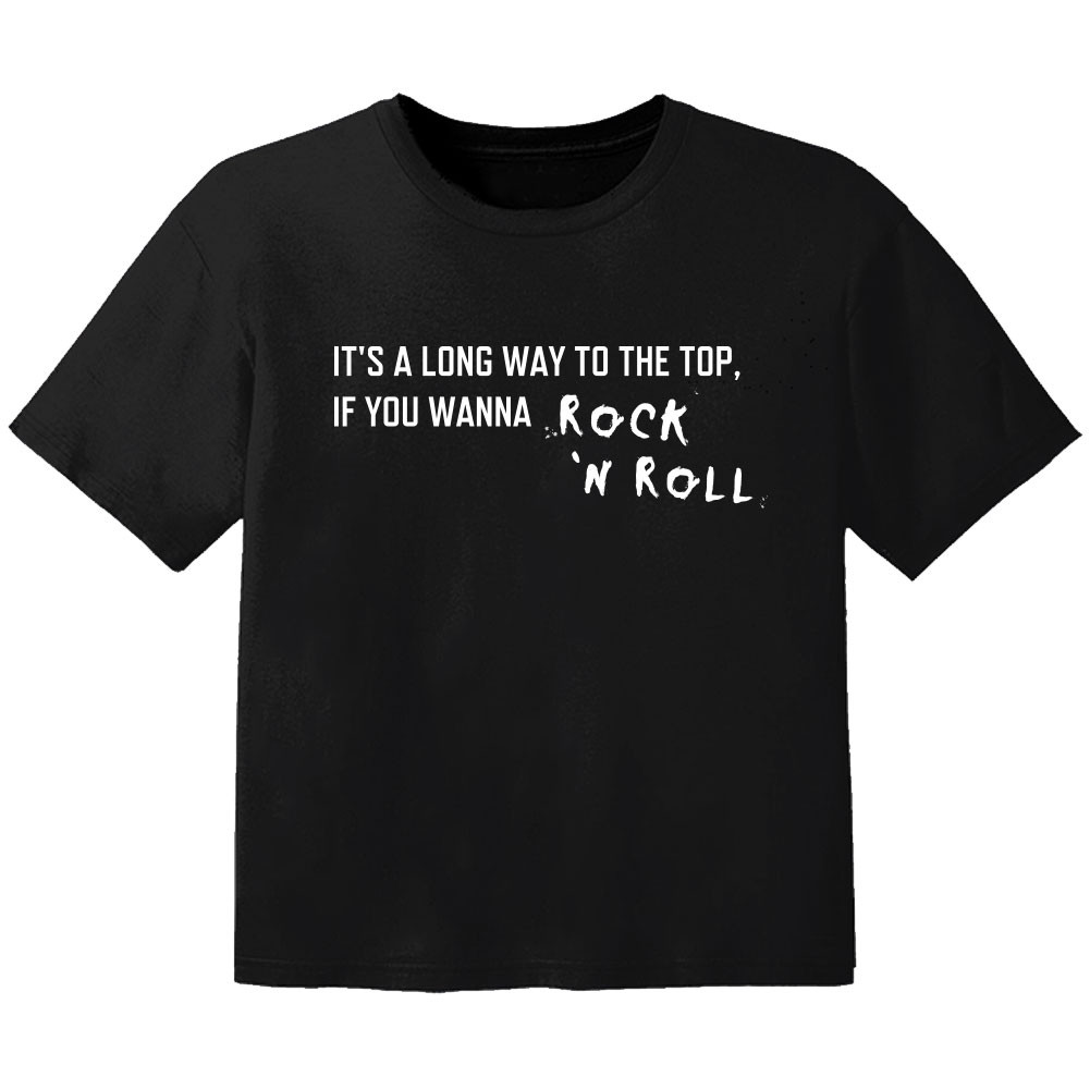 Rock Kinder Tshirt its a long way to the top if you wanna Rock 'n' roll