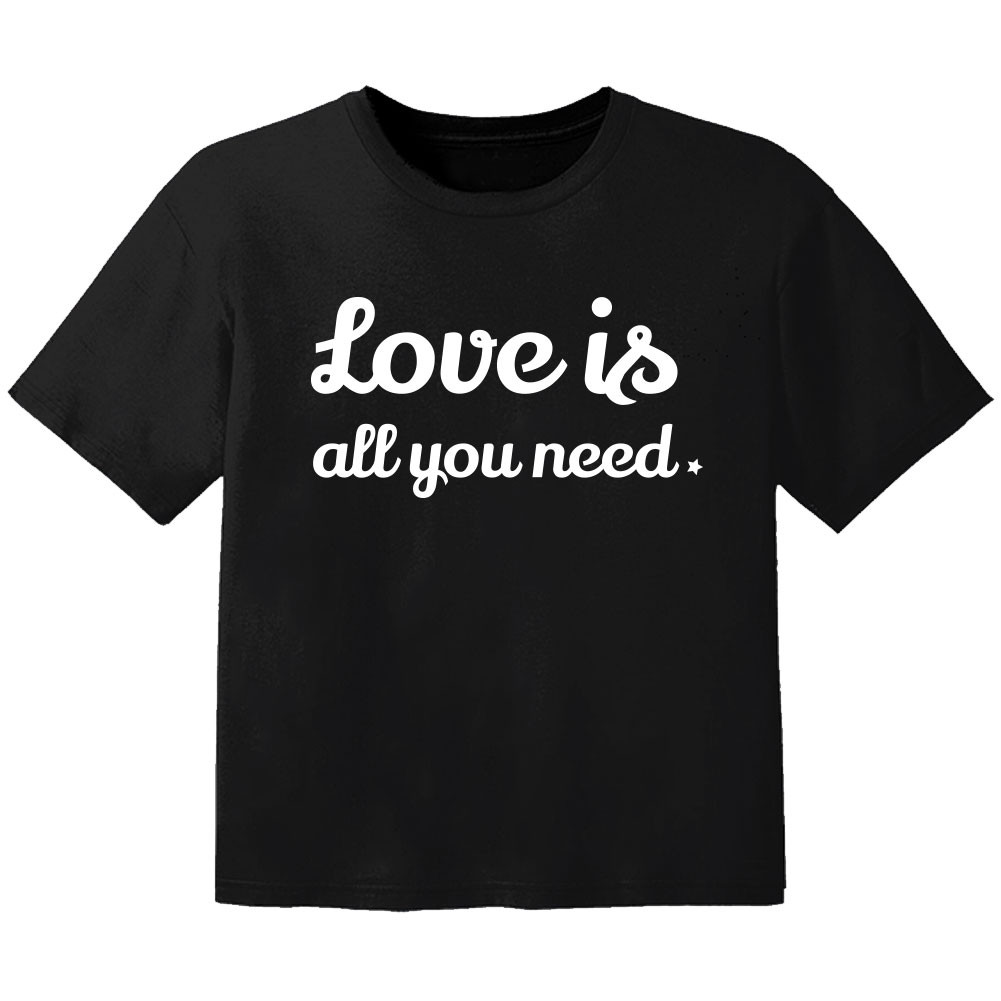cool Kinder Tshirt love is all you need