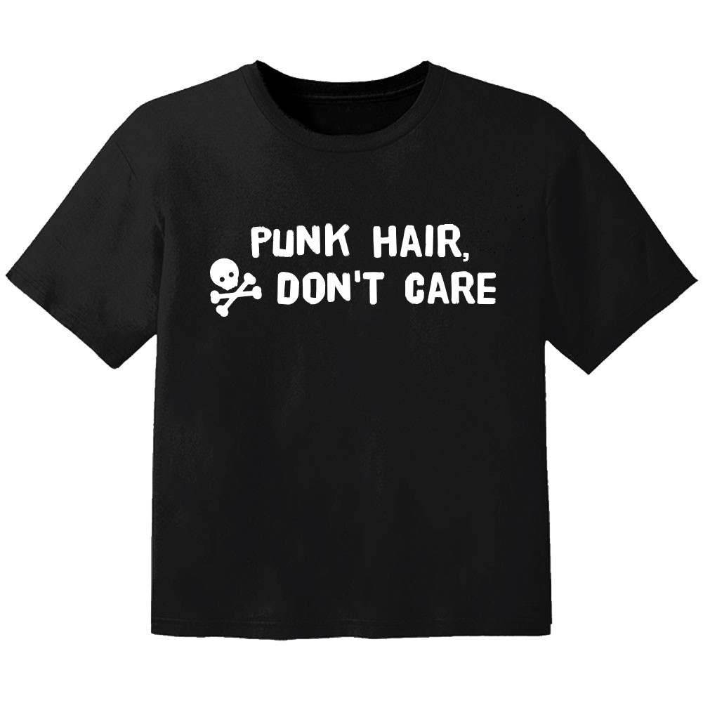 Punk Kinder Tshirt Punk hair don't care