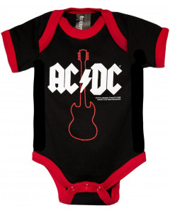 AC DC Strampler Baby Body Gibson