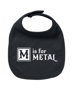Metal Baby Lätzchen M is for Metal