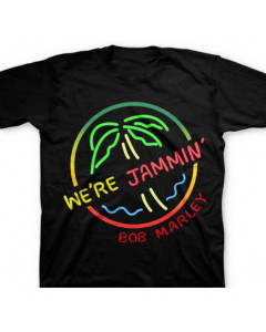 Bob Marley Kinder T-shirt Neon Sign