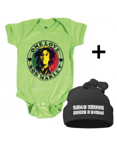 Bob Marley Baby Body & Don't Worry Mützchen