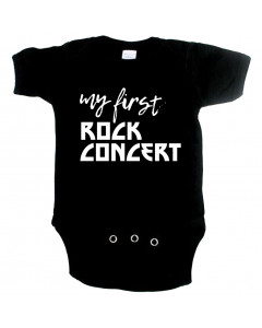 Rock Baby Strampler my first Rock concert