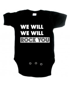 Cool Baby Strampler we will Rock you