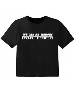 cool Baby Shirt we can be heroes j